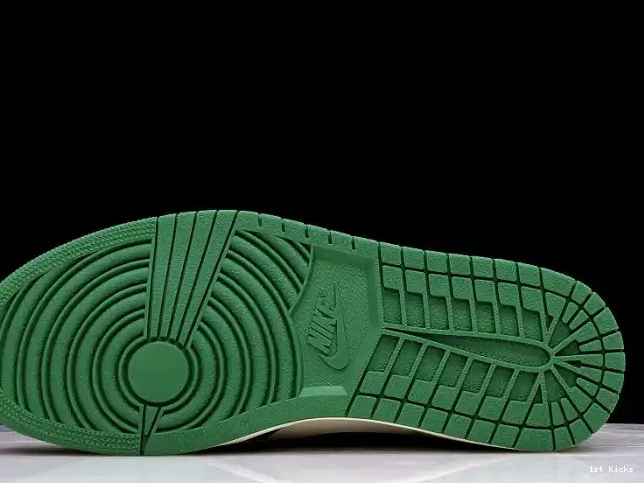 1st Kicks Air OG Green Pine High 1 Jordan NRG Sail-Black 555088-302 0507